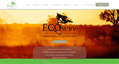 Desktop Screenshot of ecosurv.com