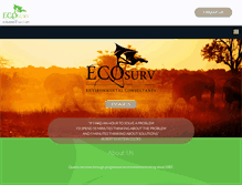 Tablet Screenshot of ecosurv.com